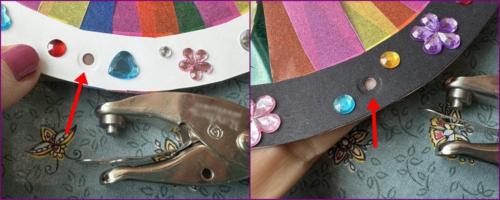 Blog-Inhaltsbild für 'Basteln mit Kindern: Bunte Windräder aus farbigen Transparentpapieren'