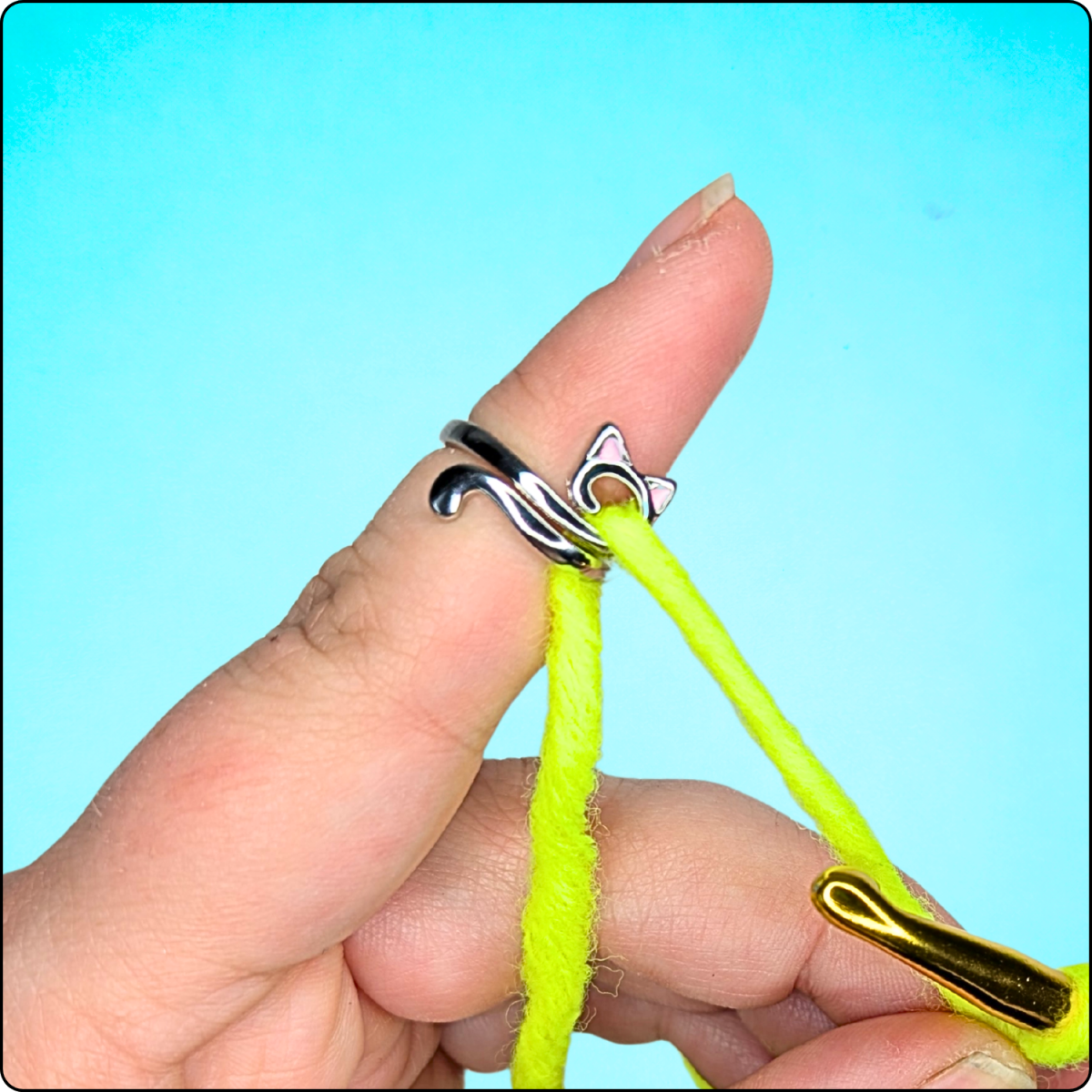Blog-Inhaltsbild für '🧶 Häkeln für Kinder – Teil 1: Die ersten Schritte'