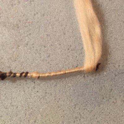 Blog-Inhaltsbild für 'Zarte Fee aus Filz ("Märchenwolle") - Teil 1'