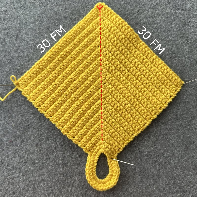 Blog-Inhaltsbild für 'Topflappen häkeln für Anfänger'