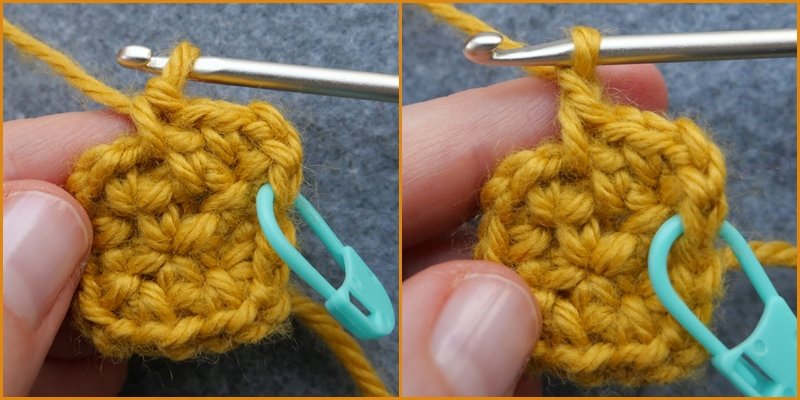 Blog-Inhaltsbild für 'Geniales Häkelmuster von innen nach außen - Kostenlose Häkelanleitung für Tasche'