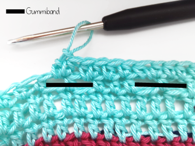 Blog-Inhaltsbild für 'Teil 4 - Kostenlose Häkelanleitung für einen gehäkelten Fahradsattelbezug'