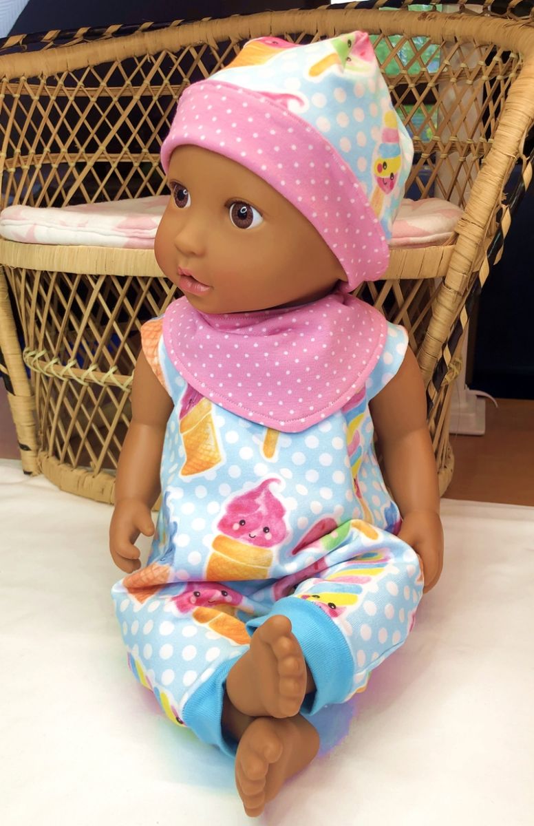 Blog-Inhaltsbild für 'Teil 3 - Meine ersten selbst genähten Puppensachen'