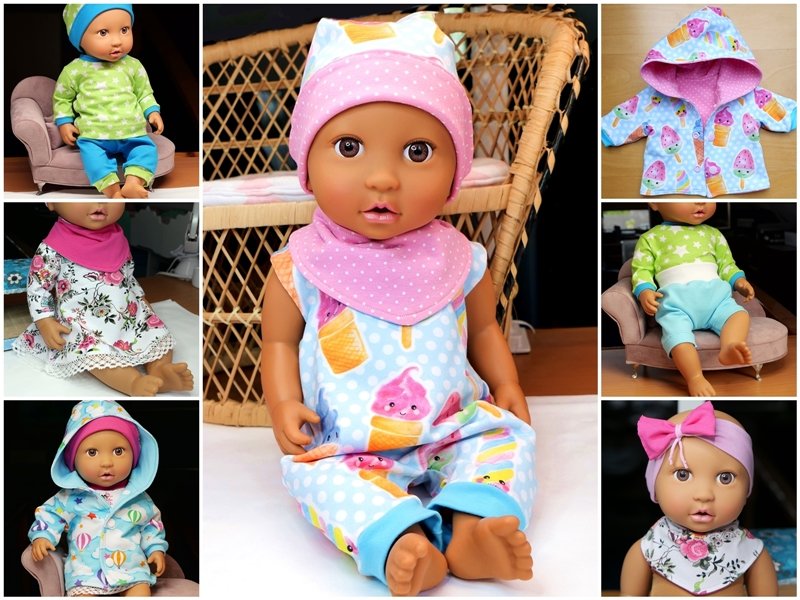 Blog-Inhaltsbild für 'Teil 3 - Meine ersten selbst genähten Puppensachen'