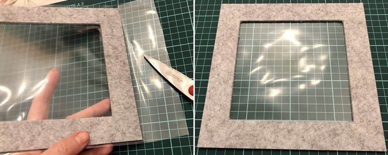 Blog-Inhaltsbild für 'Kostenlose Bastelanleitung: Wechselbilderahmen aus Filz'