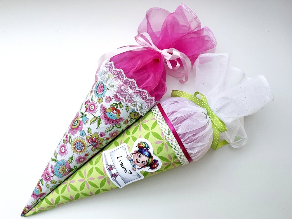 Blog-Inhaltsbild für 'Bastelanleitung: Schultüten-Rohling für Geschwisterschultüte'