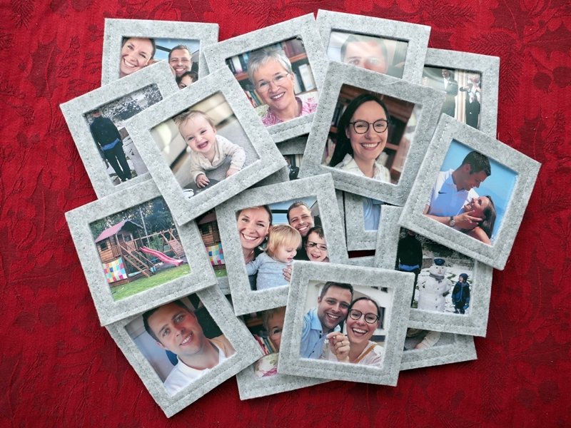 Blog-Inhaltsbild für 'Kostenlose Bastelanleitung Memory-Spiel aus Filz mit Wechselbilderrahmen'