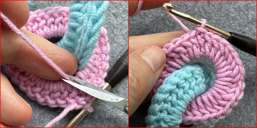 Blog-Inhaltsbild für 'Schlüsselanhänger aus Wollresten - Häkelanleitung auch für Häkelanfänger'