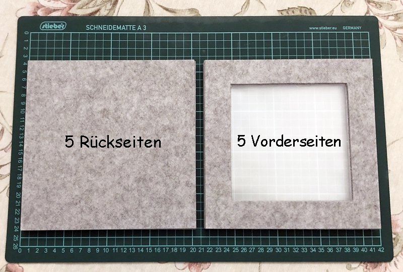 Blog-Inhaltsbild für 'Kostenlose Bastelanleitung: Wechselbilderahmen aus Filz'