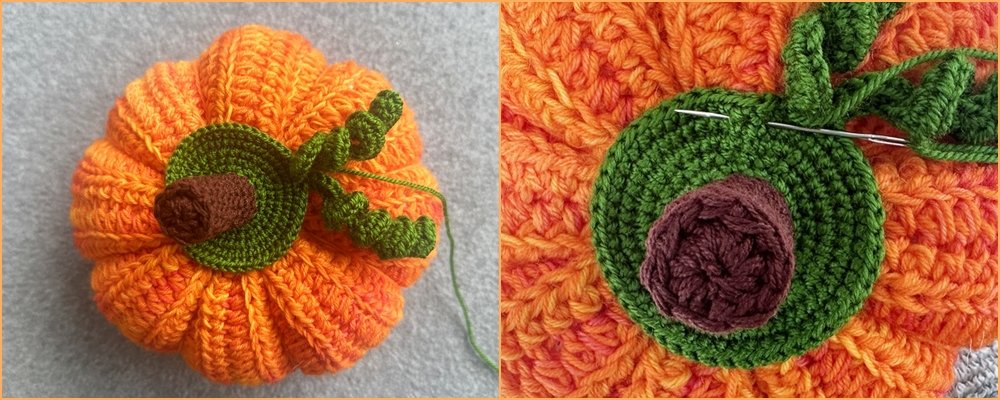 Blog-Inhaltsbild für 'Gehäkelte große Kürbisse als Dekoration'