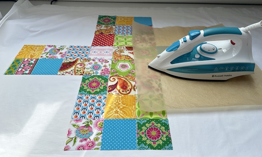 Blog-Inhaltsbild für 'Kindertasche im Patchwork-Style - Kostenlose Nähanleitung'