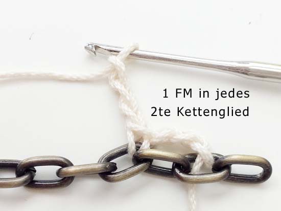 Blog-Inhaltsbild für 'Anleitung für ein romantisches Häkelarmband im Vintage Look'