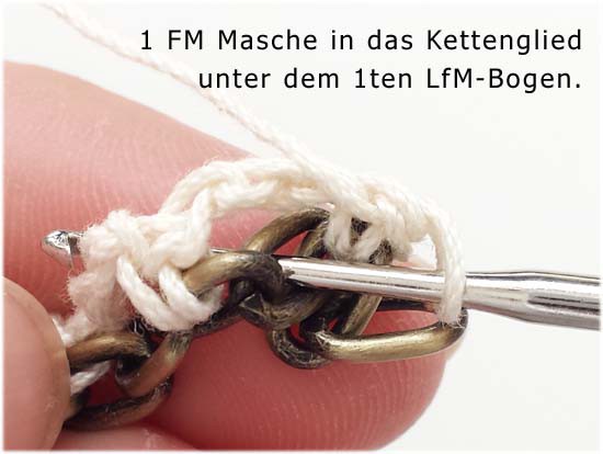 Blog-Inhaltsbild für 'Anleitung für ein romantisches Häkelarmband im Vintage Look'