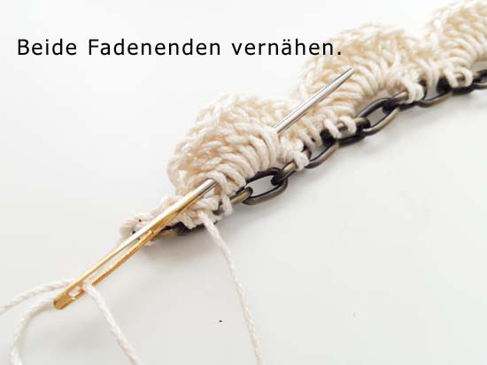 Blog-Inhaltsbild für 'Anleitung für ein romantisches Häkelarmband im Vintage Look'