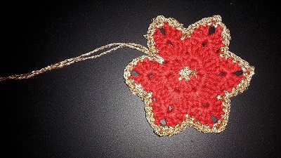 Blog-Inhaltsbild für 'Kostenlose Anleitung für einen gehäkelten Weihnachtsstern'