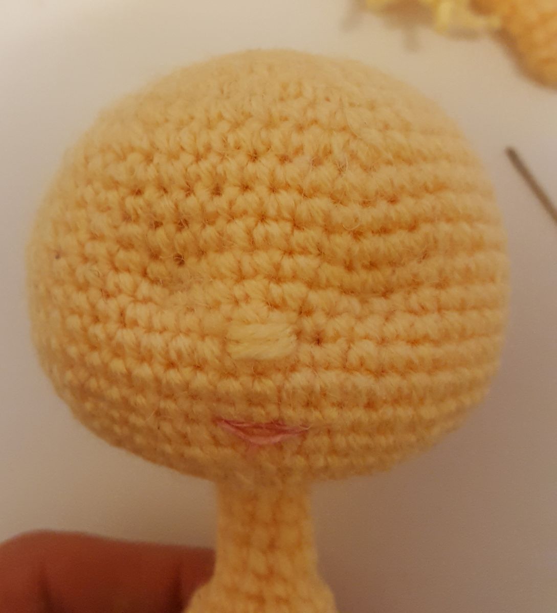 Blog-Inhaltsbild für 'Kleine gehäkelte Puppe'