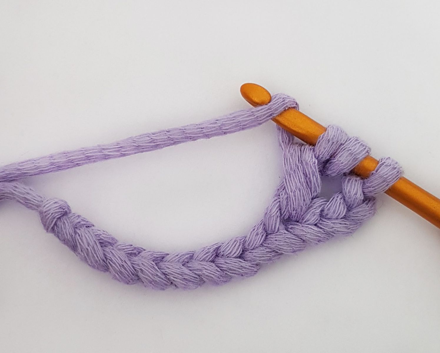 Blog content image for 'Treble crochet (US) / double treble crochet (UK)'