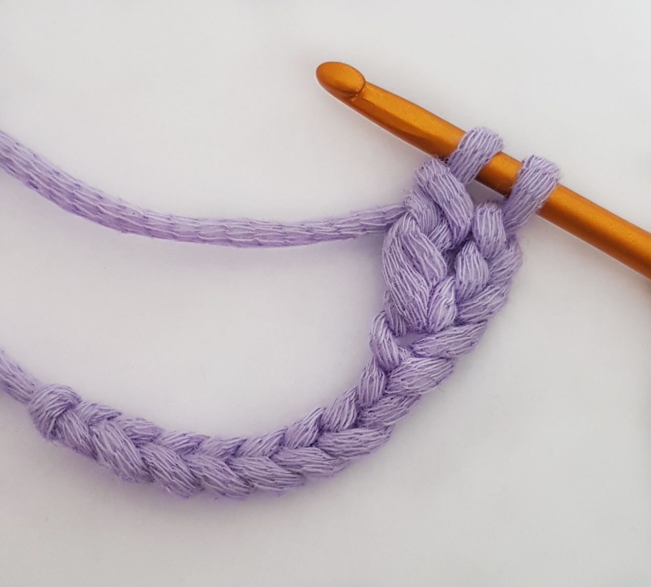 Blog content image for 'Treble crochet (US) / double treble crochet (UK)'