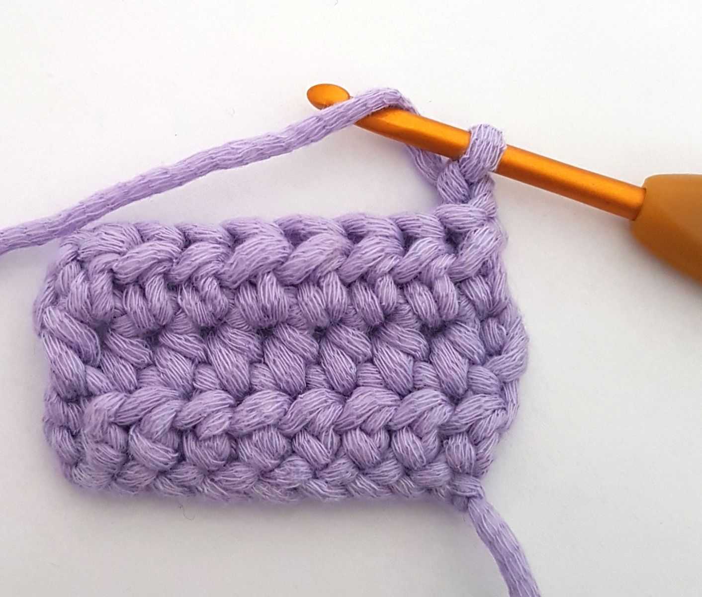Half double crochet (US) / half treble crochet (UK) decrease
