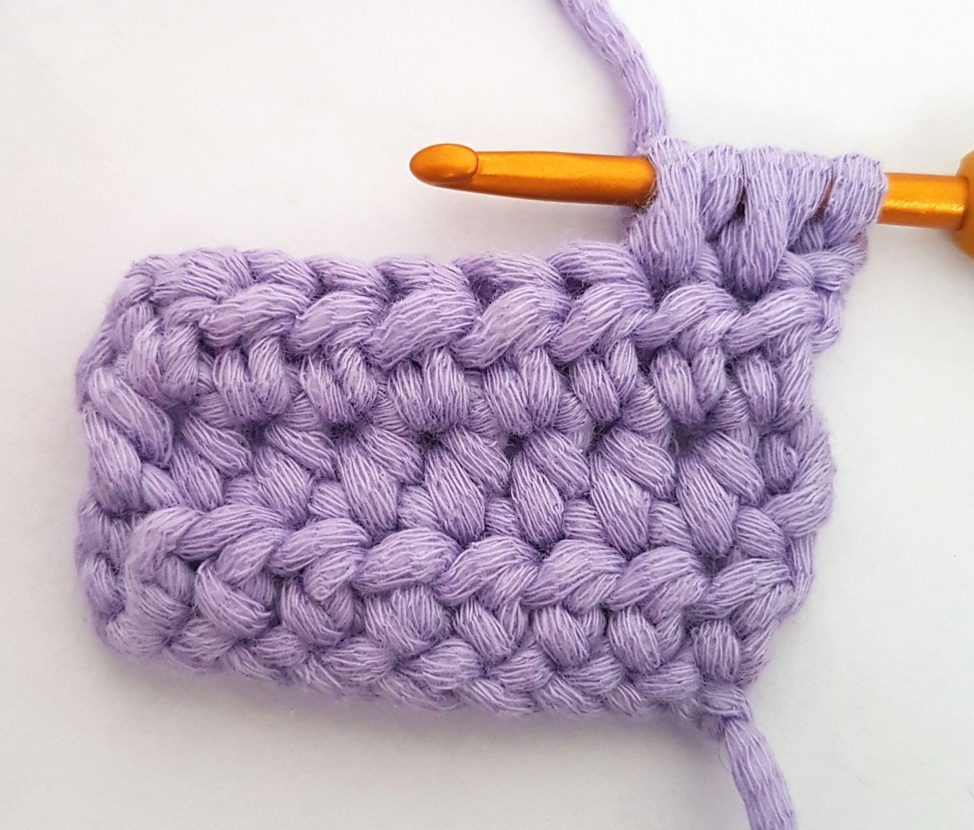 Half double crochet (US) / half treble crochet (UK) decrease
