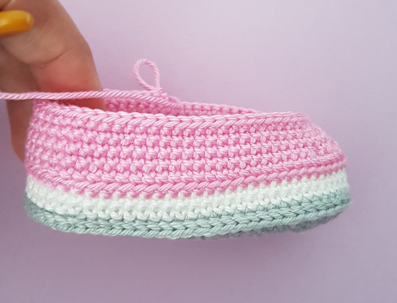 Blog content image for 'Free Crochet Pattern Baby Shoes'