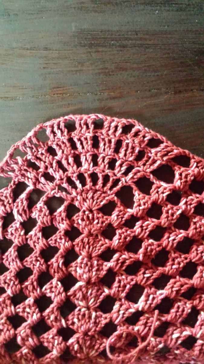 Blog-Inhaltsbild für 'Anleitung für gehäkeltes Batiktuch "Amarena-Kirsch"'