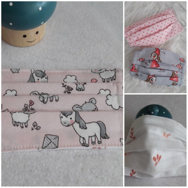 Blog-Inhaltsbild für 'Kinder Behelfsmundmaske nähen'