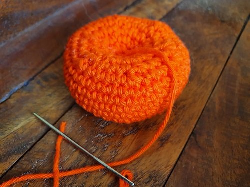 Blog-Inhaltsbild für 'Kostenlose Häkelanleitung für einen Kürbis'