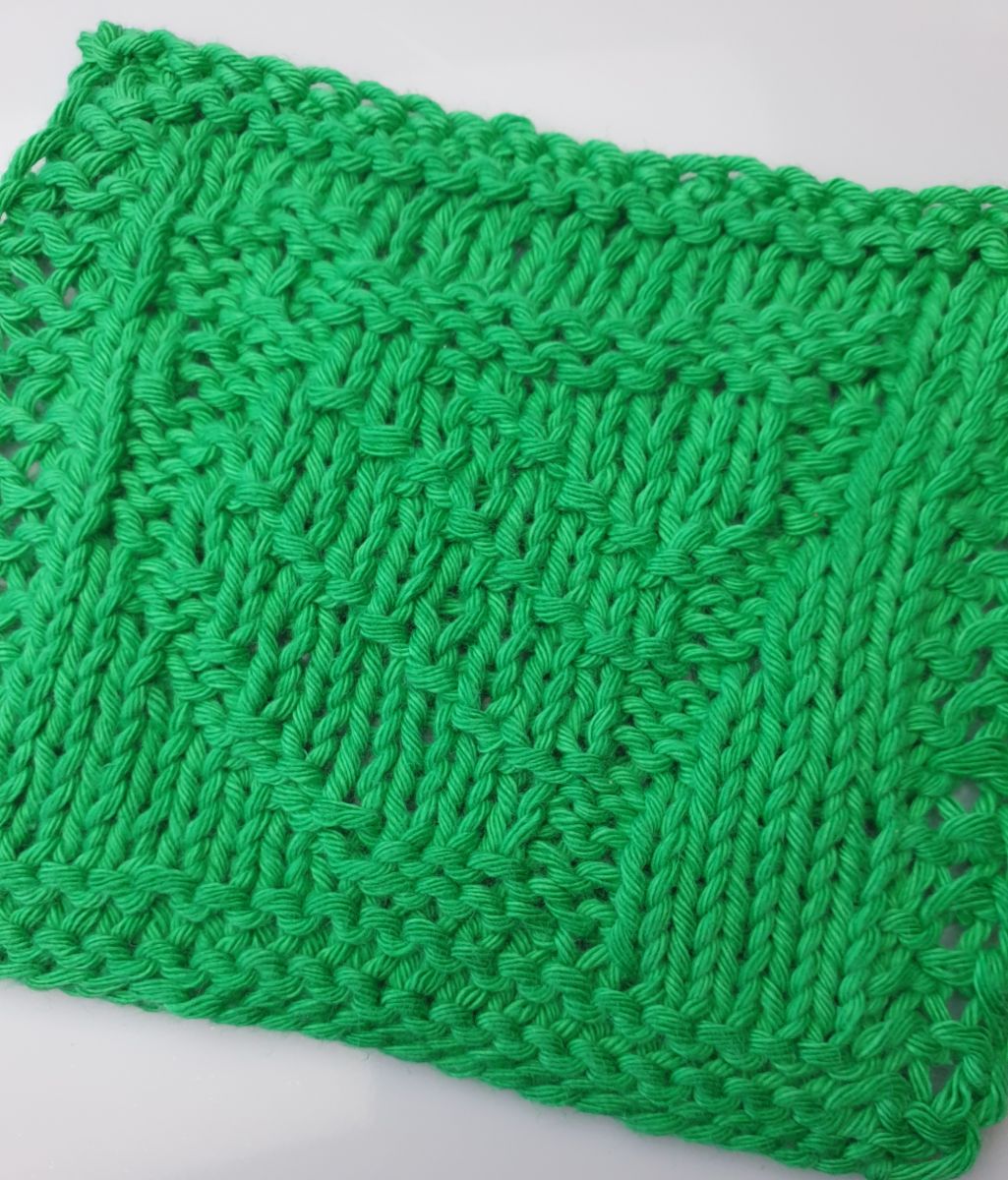 Blog-Inhaltsbild für 'Gratis Strickanleitung Patches Nr 16 -25 für Patchwork Decke'