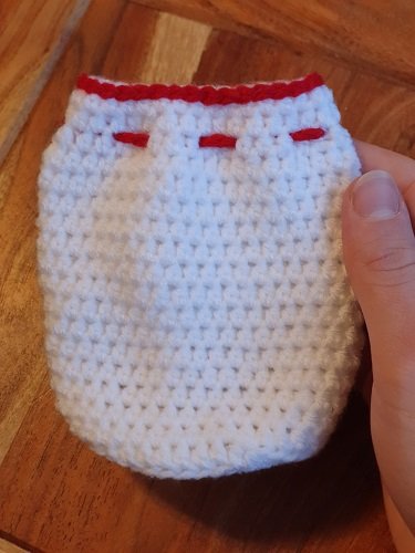 Blog-Inhaltsbild für 'Kostenlose Häkelanleitung für zwei Weihnachtssäckchen'