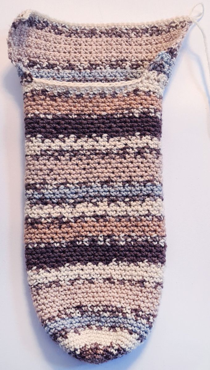 Blog-Inhaltsbild für 'Kostenlose Häkelanleitung Ringelsocken Gr. 36-43'