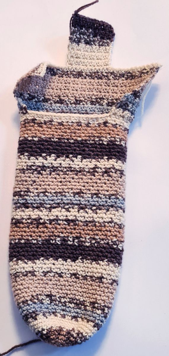 Blog-Inhaltsbild für 'Kostenlose Häkelanleitung Ringelsocken Gr. 36-43'