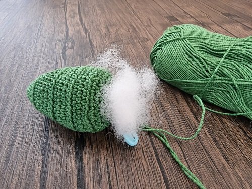 Blog-Inhaltsbild für 'Kostenlose Häkelanleitung für einen Weihnachtsbaum Schlüsselanhänger '