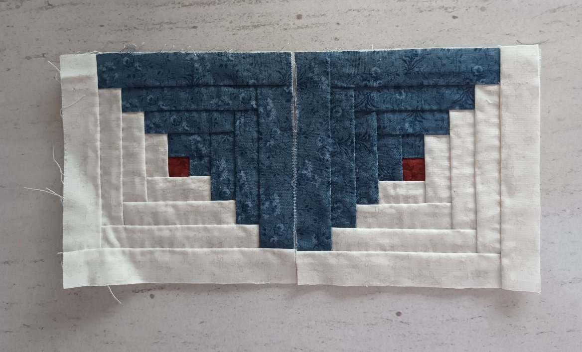 Log Cabin Block, Block pattern, Log Cabin Block zeichnen, Log Cabin Quilt, Quilt Design, Log Cabin Varianten, patchwork