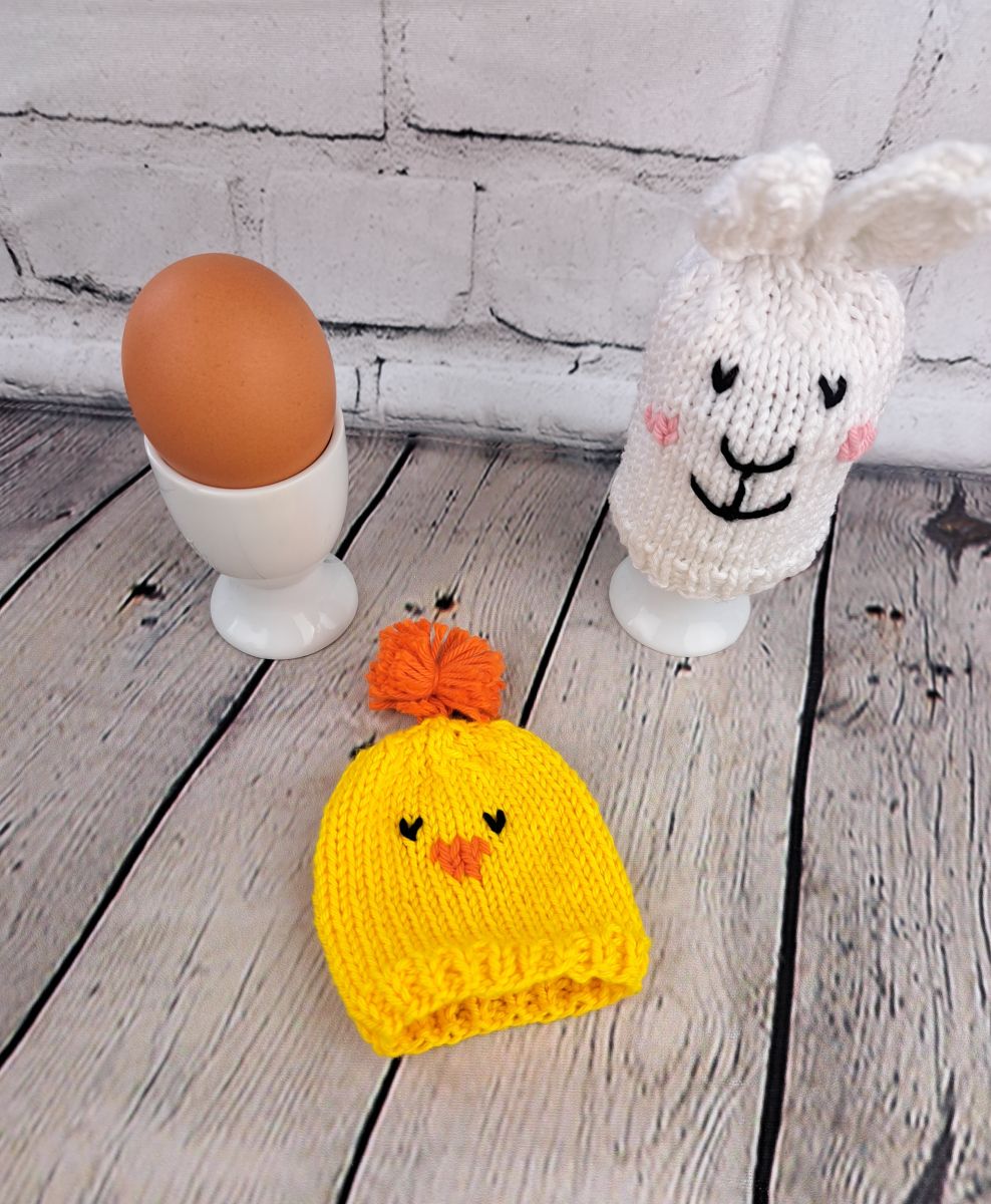 Blog-Inhaltsbild für 'Gratis Oster Strickanleitung Eierwärmer'