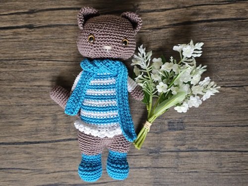 Blog-Inhaltsbild für 'Kostenlose Häkelanleitung für Katze "Daisy"'