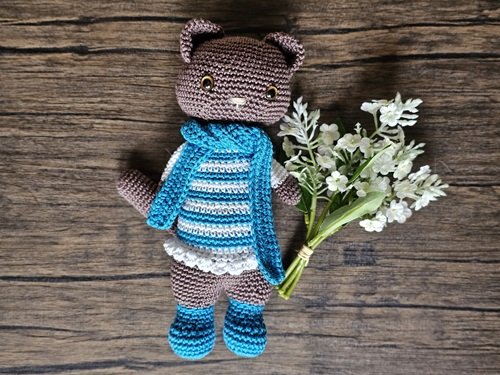 Blog-Inhaltsbild für 'Kostenlose Häkelanleitung für Katze "Daisy"'