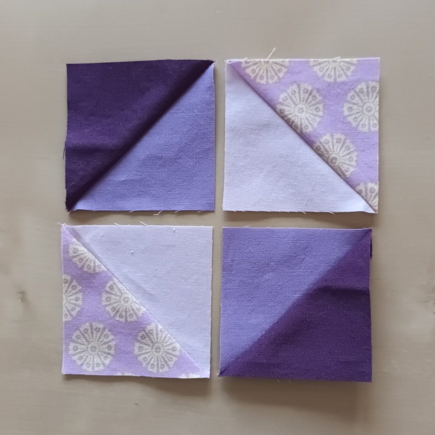 Sampler Quilt, traditionelle Patchwork Blöcke, einfache Patchwork Muster, Sampler, Upcycling, Recycling