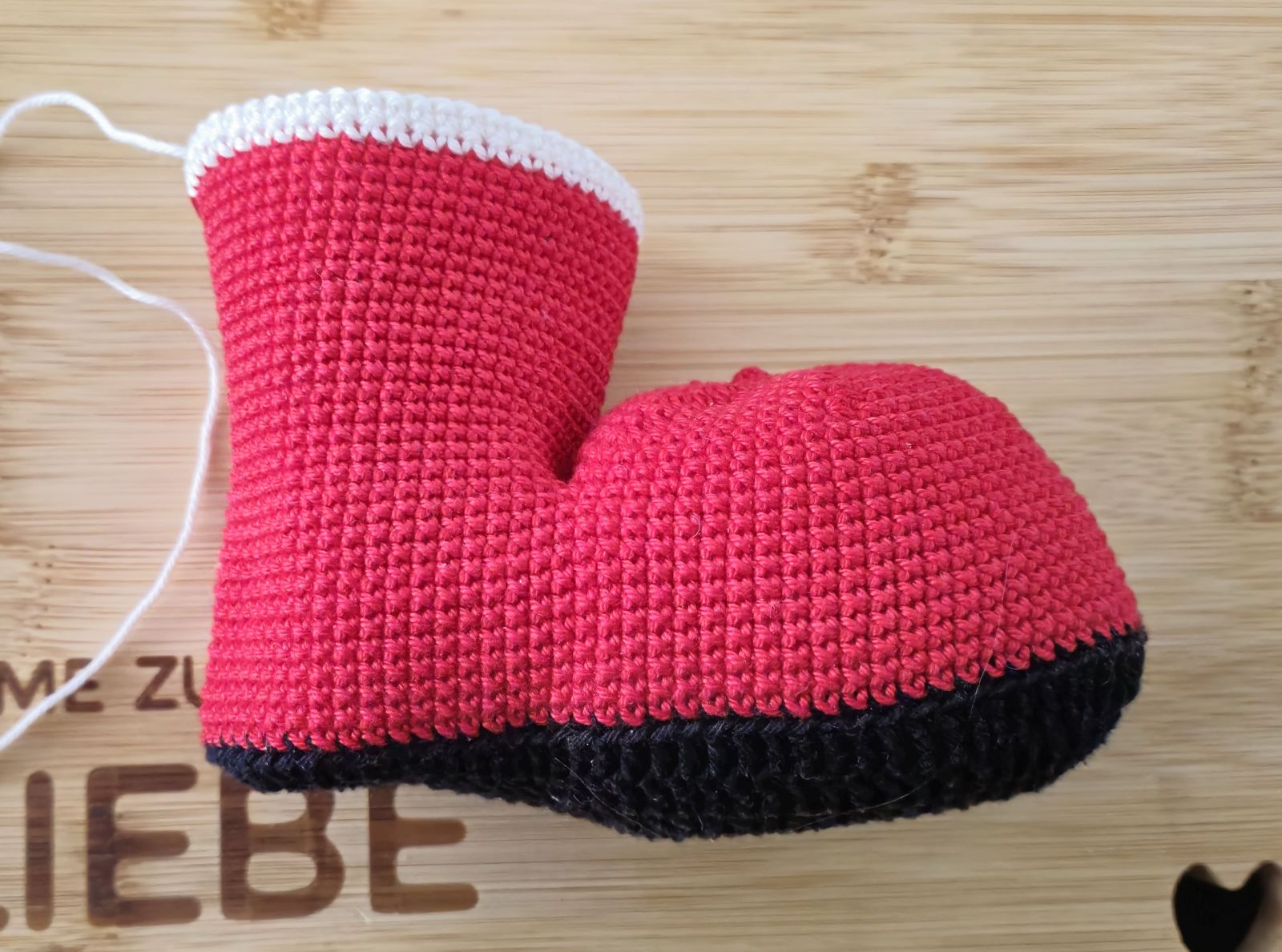 Blog content image for 'Free St. Nicholas Boot Crochet Pattern - Simple and Fast!'