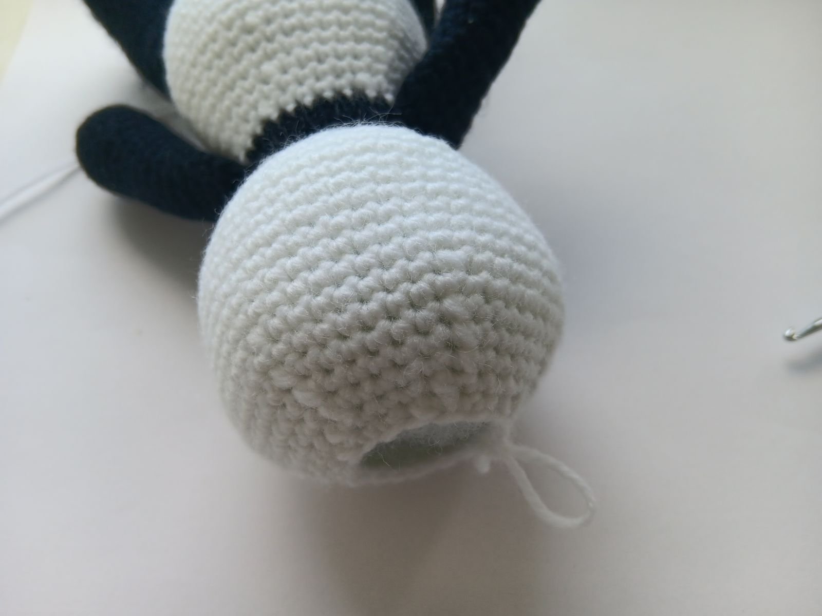 Blog-Inhaltsbild für 'Amigurumi Panda häkeln. Kostenlose Häkelanleitung'