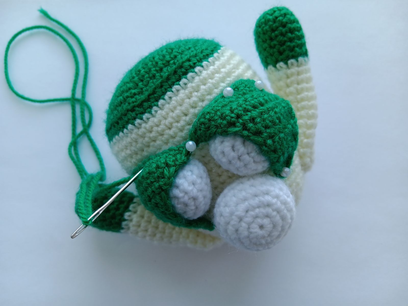 Blog-Inhaltsbild für 'Wichtel häkeln. Kostenlose Häkelanleitung für Fliegenpilzwichtel'