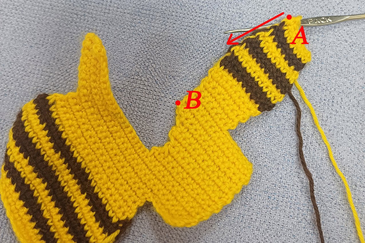 Blog content image for 'Bee dress for a small doll'