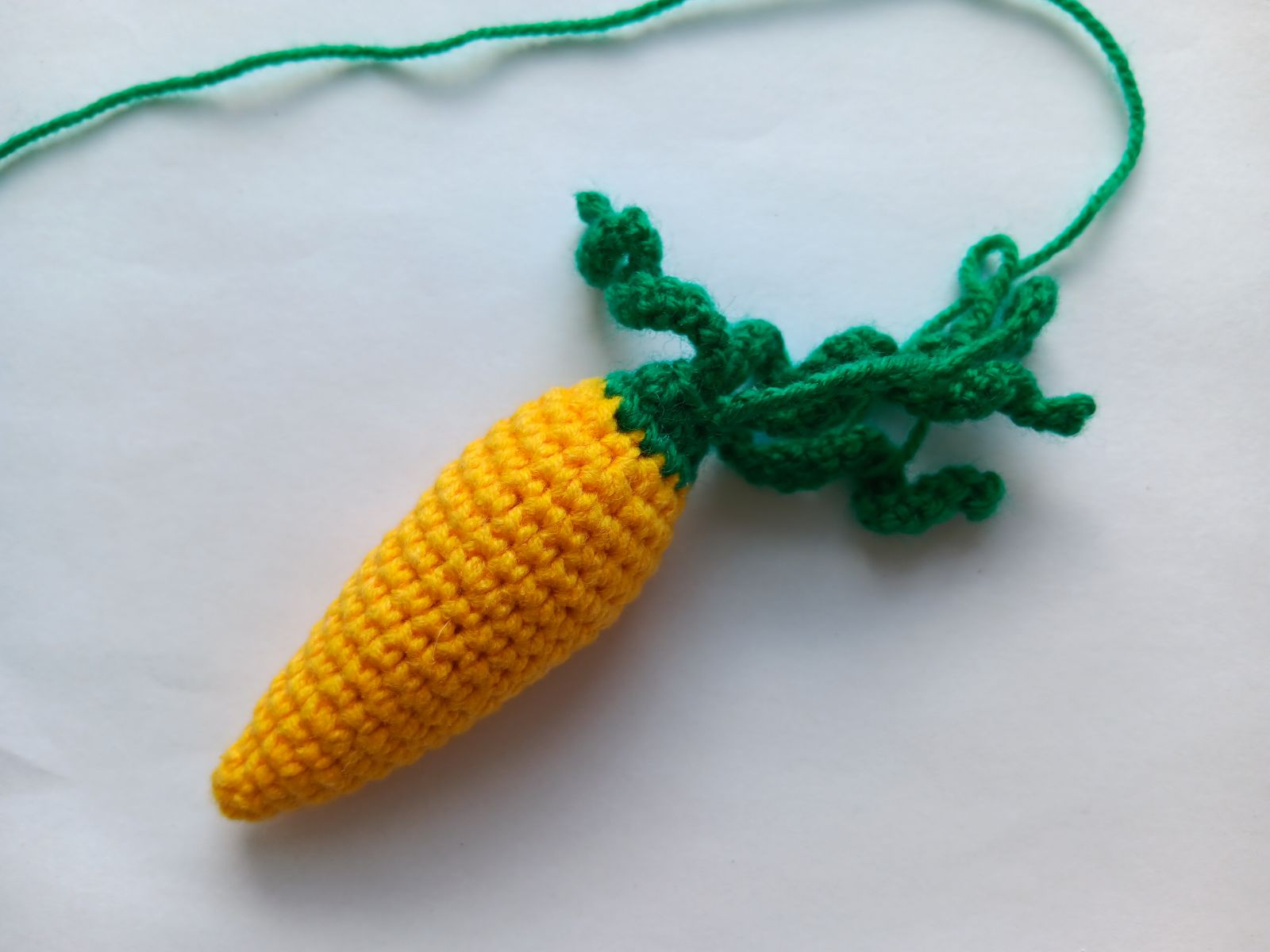 Blog-Inhaltsbild für 'Gemüse und Früchte häkeln. Kostenlose Häkelanleitung'