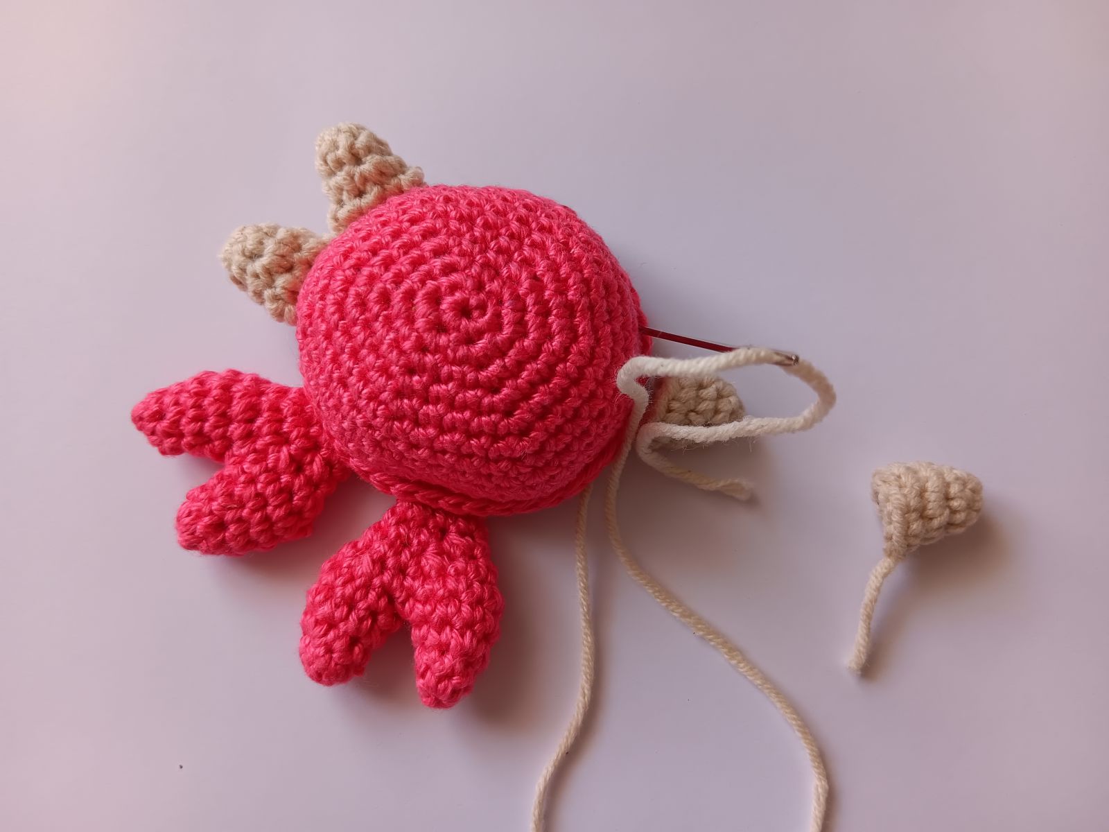 Blog-Inhaltsbild für 'Kostenlose Häkelanleitung für Kreb'