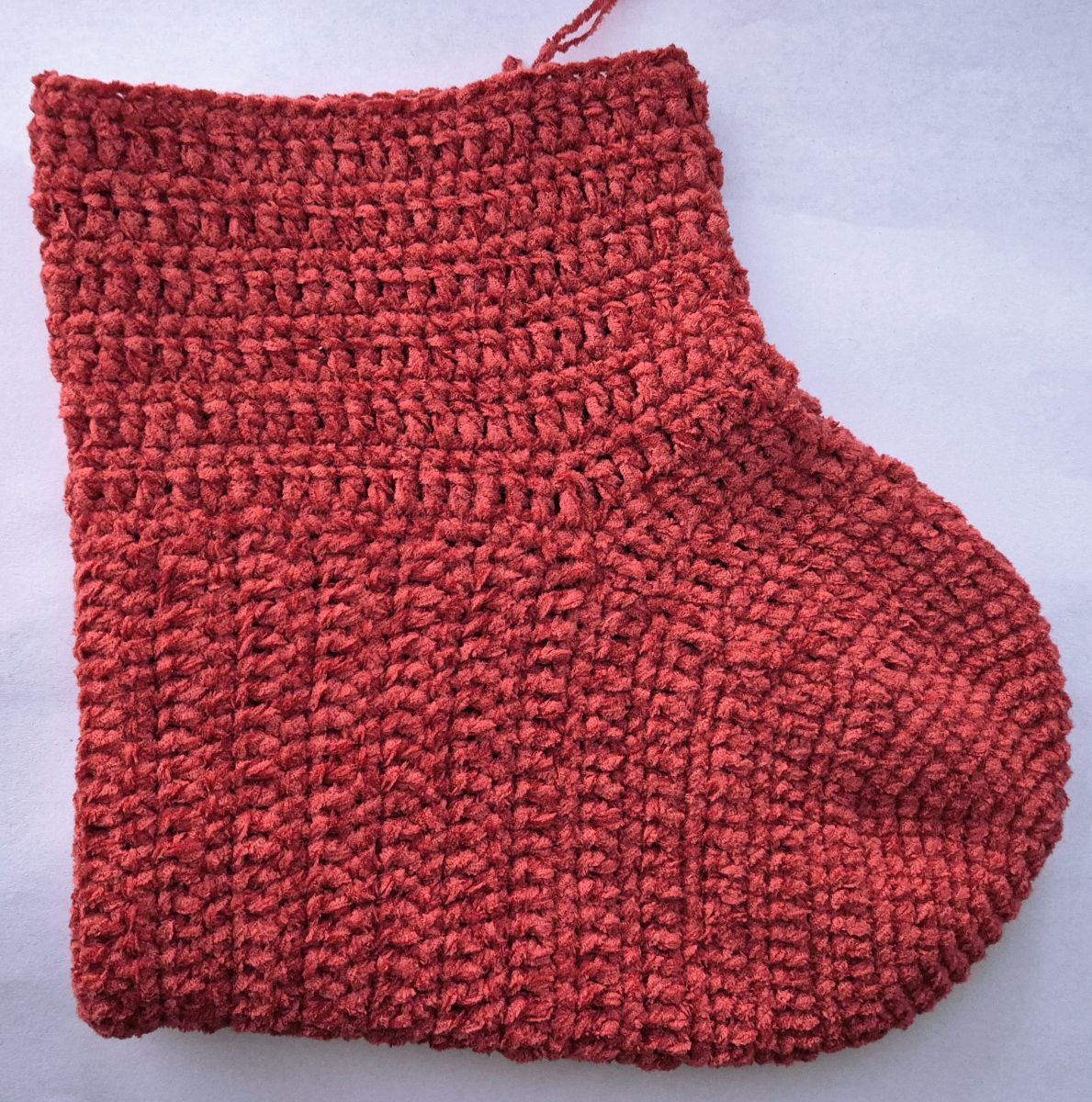 Blog-Inhaltsbild für 'Gratis Häkelanleitung Weihnachtssocke'