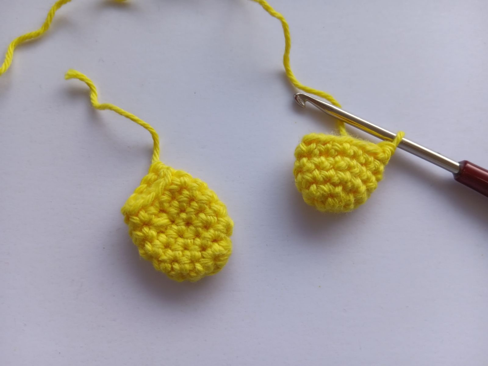 Blog-Inhaltsbild für 'Pilzpuppe häkeln. Kostenlose Häkelanleitung für Fliegenpilzpuppe'