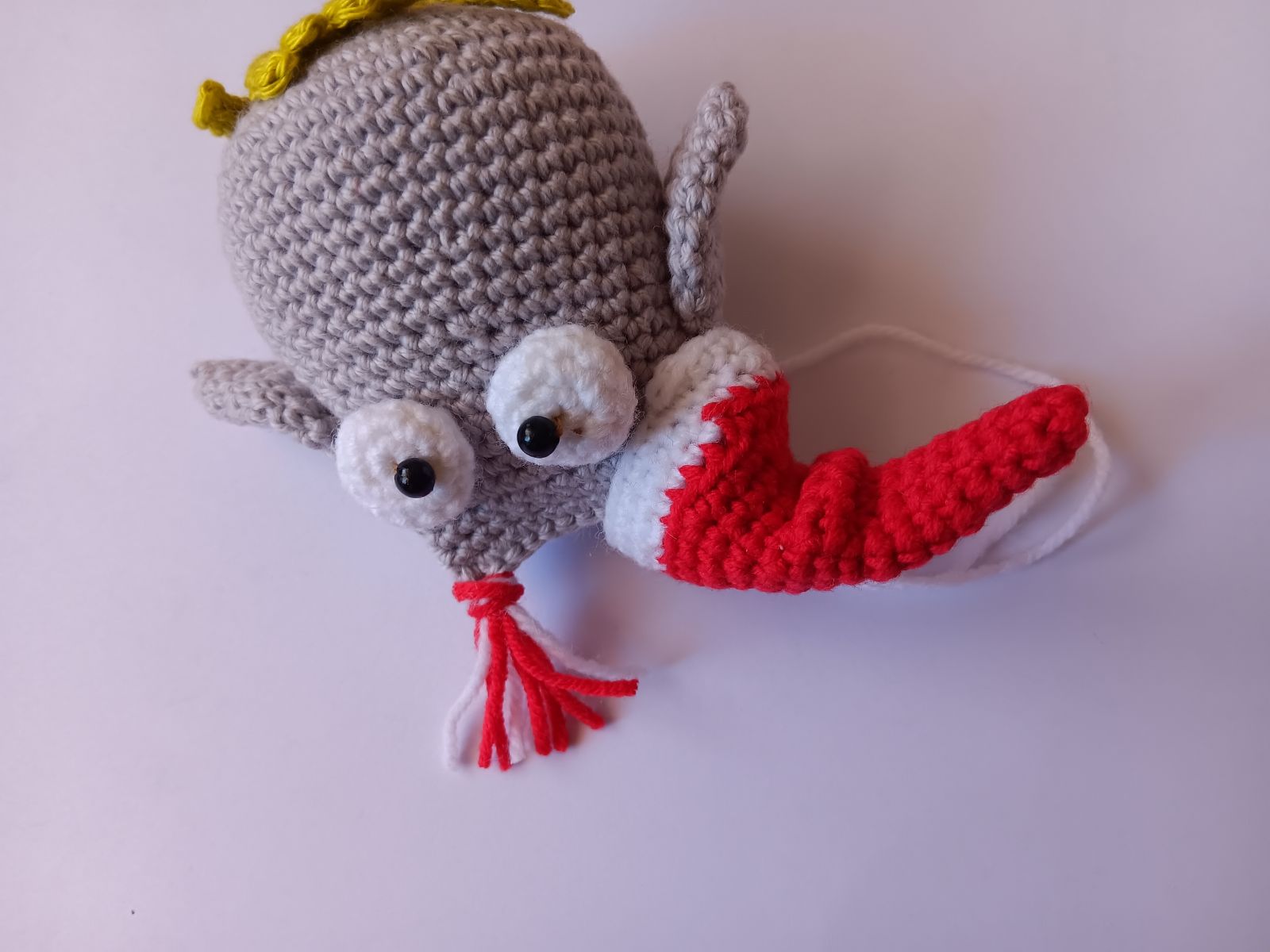 Blog-Inhaltsbild für 'Bunter Hahn. Kostenlose Häkelanleitung'