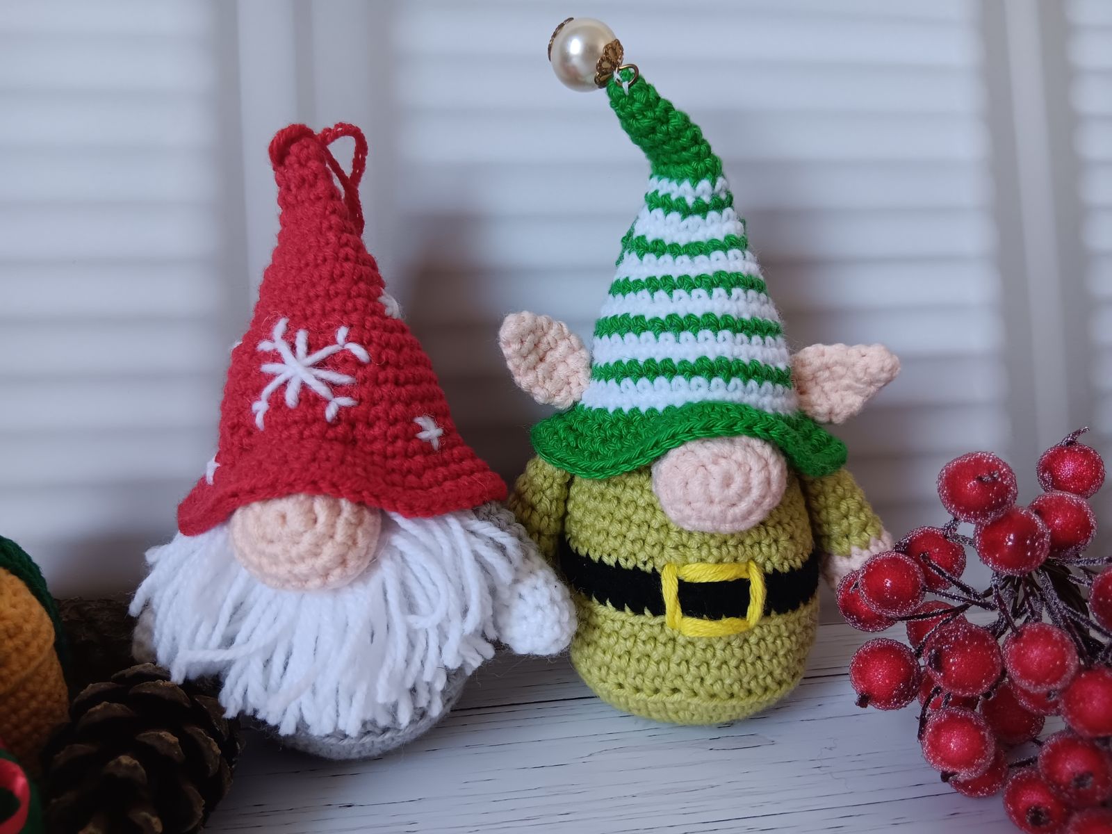 Blog-Inhaltsbild für '24 Kostenlose Häkelprojekte für die Adventszeit: Projekt 2. Elf häkeln.'