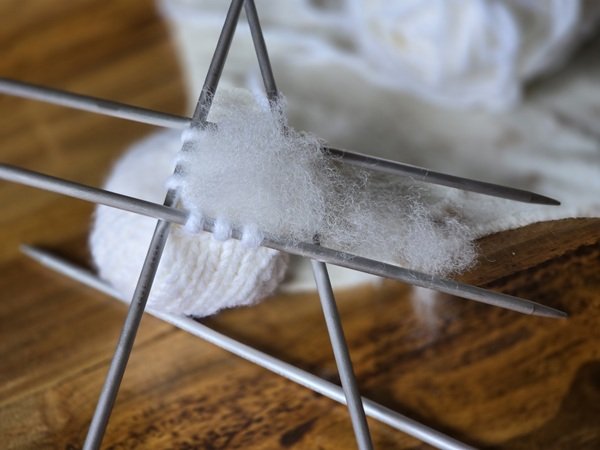 Blog-Inhaltsbild für 'Kostenlose Strickanleitung für einen Schneemann'