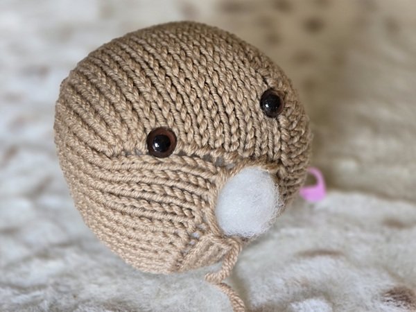 Blog-Inhaltsbild für 'Kostenlose Strickanleitung für den Bär "Bella"'